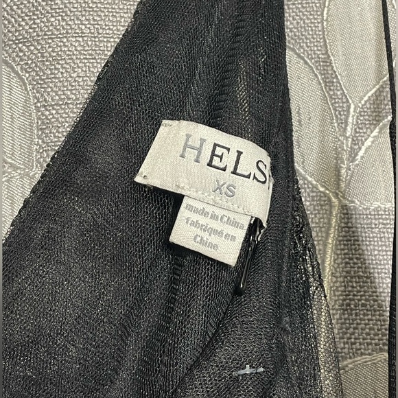 HELSI Black Ella 3D Floral Applique Maxi Dress - Picture 5 of 6